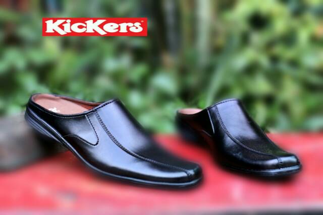 Best seller !!! Sepatu Sendal Pria Bustong kickers cowok pantopel kerja kantoran formal