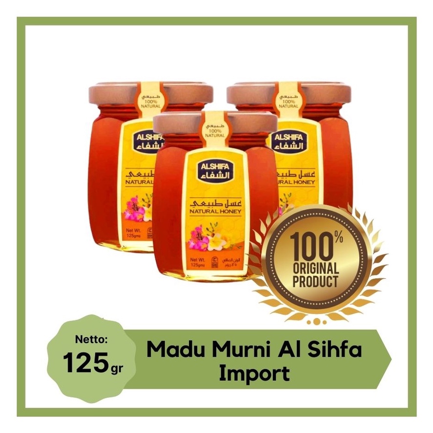 

MADU ALSHIFA AL SHIFA NATURAL HONEY 125Gr MADU ASLI IMPORT