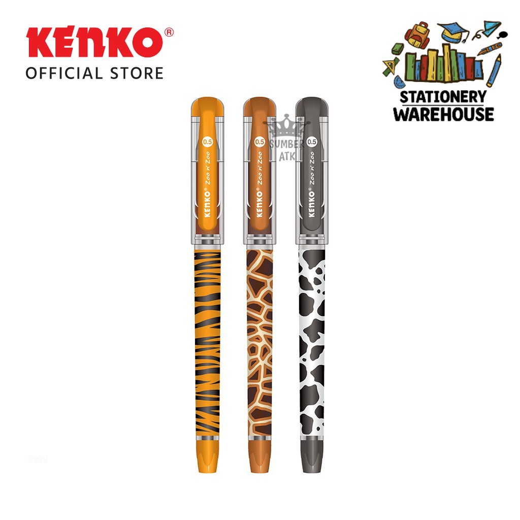 

Pena / Pulpen KENKO KE-20 (Zoo n' zoo) Black Random Color