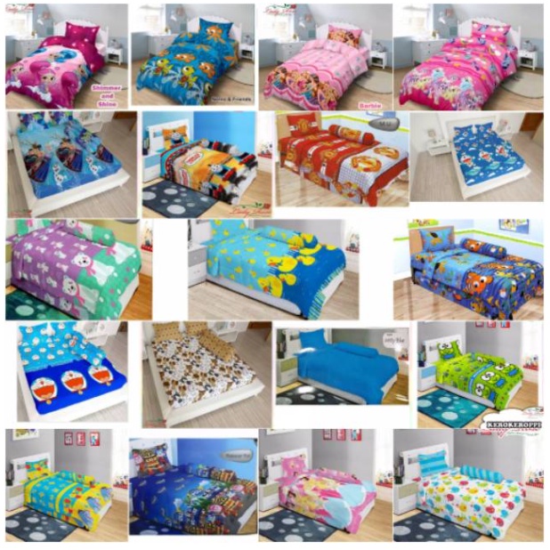 Sprei LADY ROSE Murah Ukuran 100x200 No 4 Single Karakter Anak Grosir