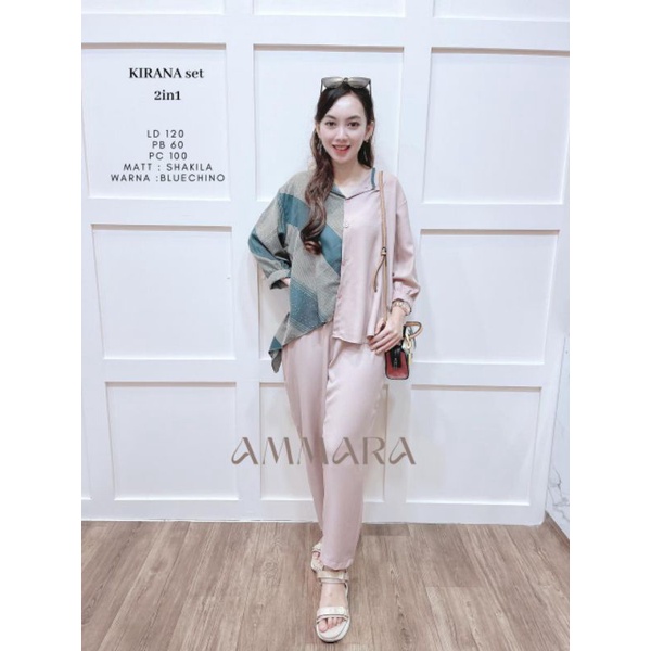 NEW KIRANA SET BY AMMARA ORY / ONESET AMMARA NEW 2IN1