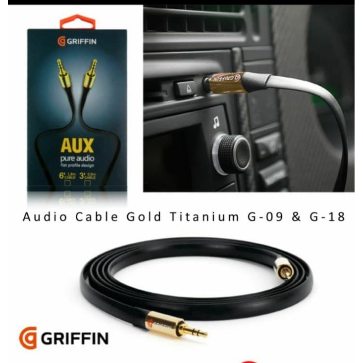 Kabel Aux Audio Mobil Griffin Original