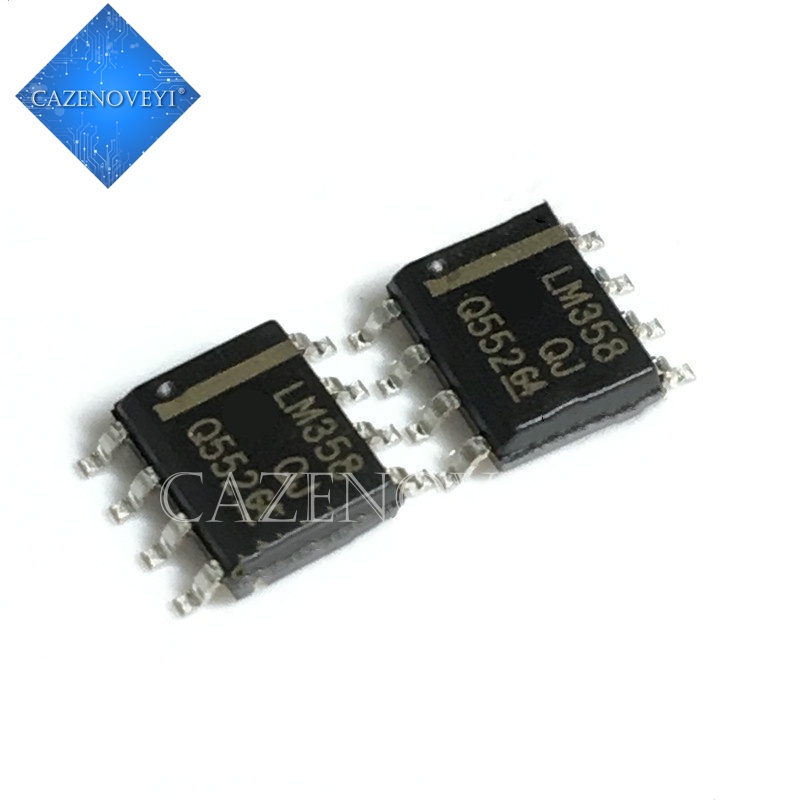 10pcs / lot LM358 LM358DR SOP8 Operasional Amplifiers-Op Amps Dual Low