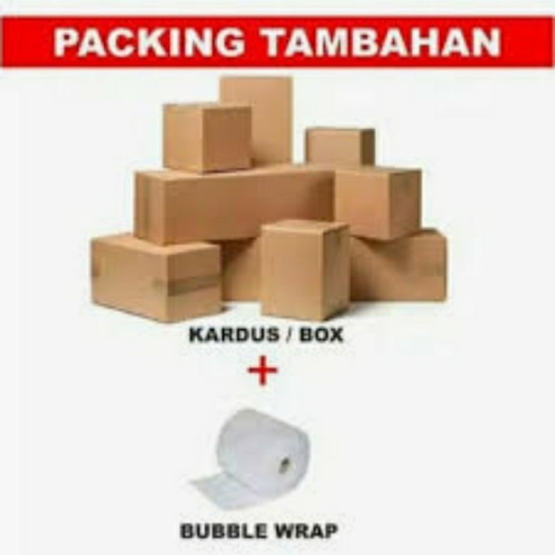 

Bubble Wrap dan Kardus Tambahan Packing~ Kimmy_PetShop55.