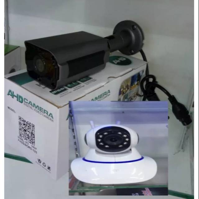 Paket IP camera outdoor ama indoor.360&quot;derajat.