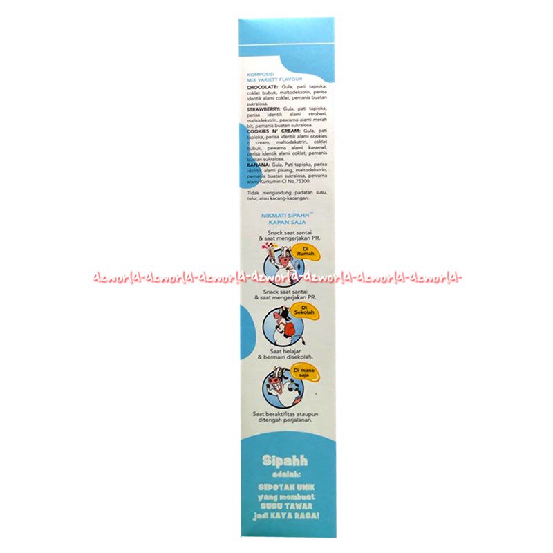 

RB Sipahh Fun Straws Caramel 10Pcs Sipah Sedotan Dengan Rasa Susu Sedotan Unik Sipah