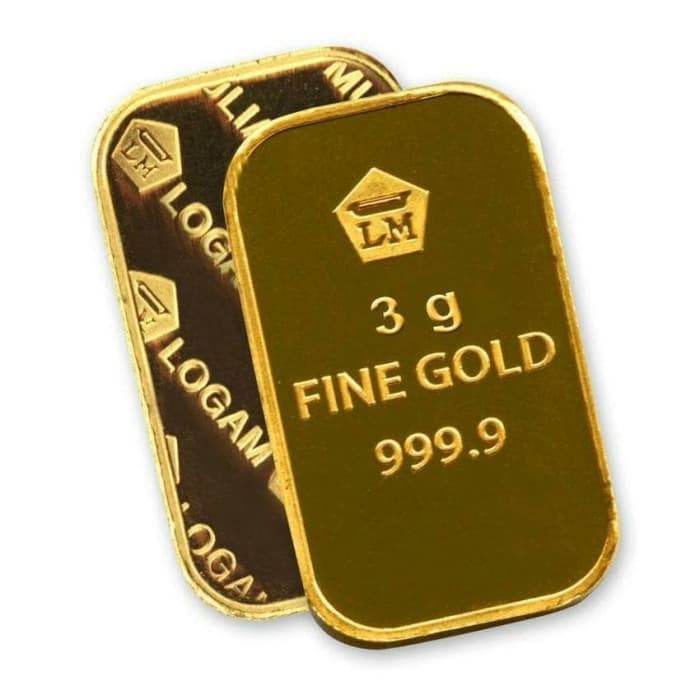 Logam Mulia 24k, 3 gram berkadar 99.99% non sertifikat