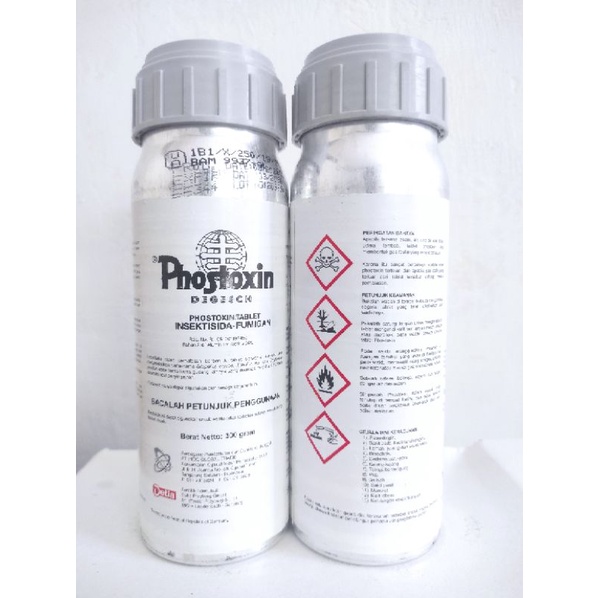Phostoxin 100 tablet Fumigasi Fumigan Obat Hama Gudang Original Germany Untuk Kutu Beras Palawija Te