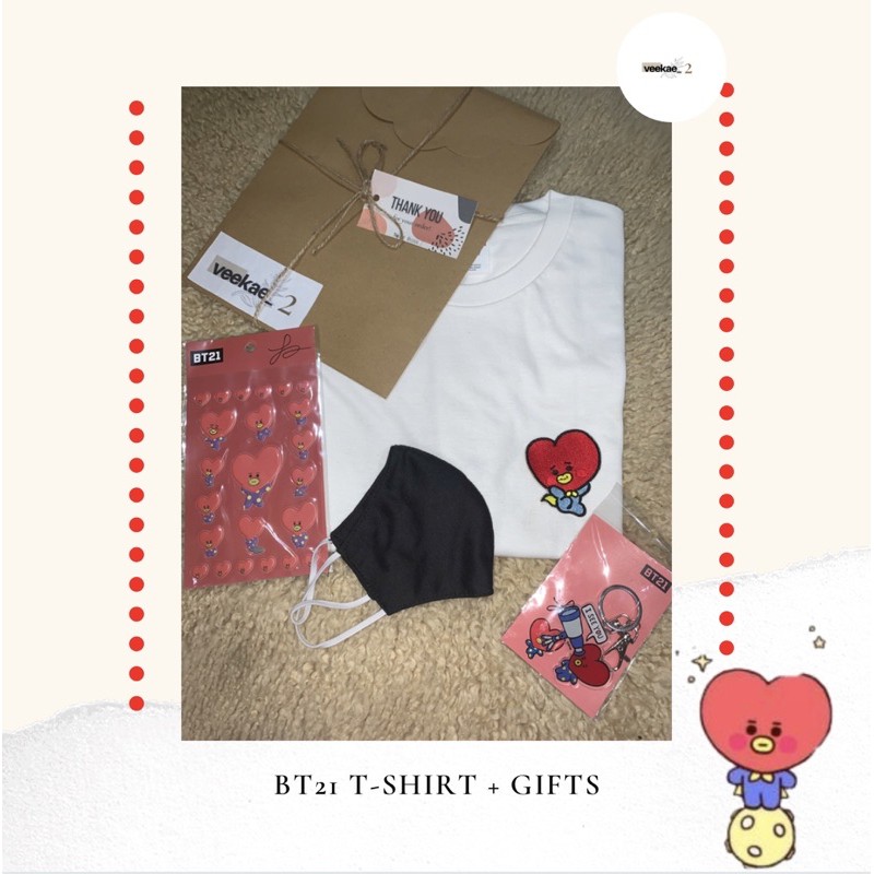 baby tata bt21 tshirt + gift