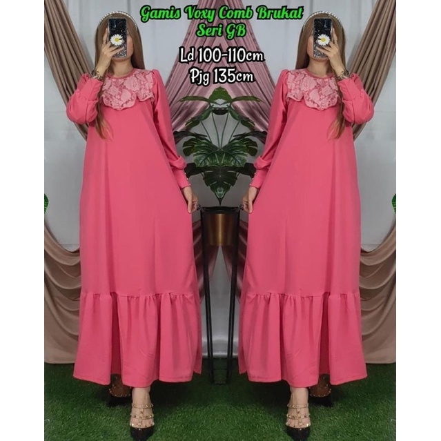 gamis brukat seri GB seri GA