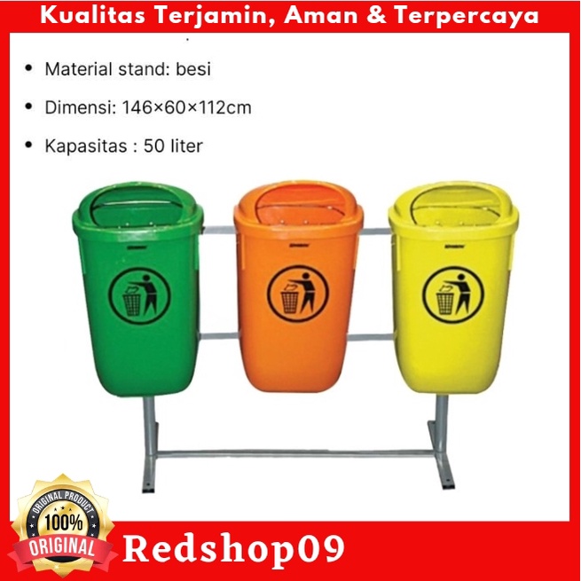 ACE - Krisbow 50 Ltr Tempat Sampah Plastik/tempat sampah