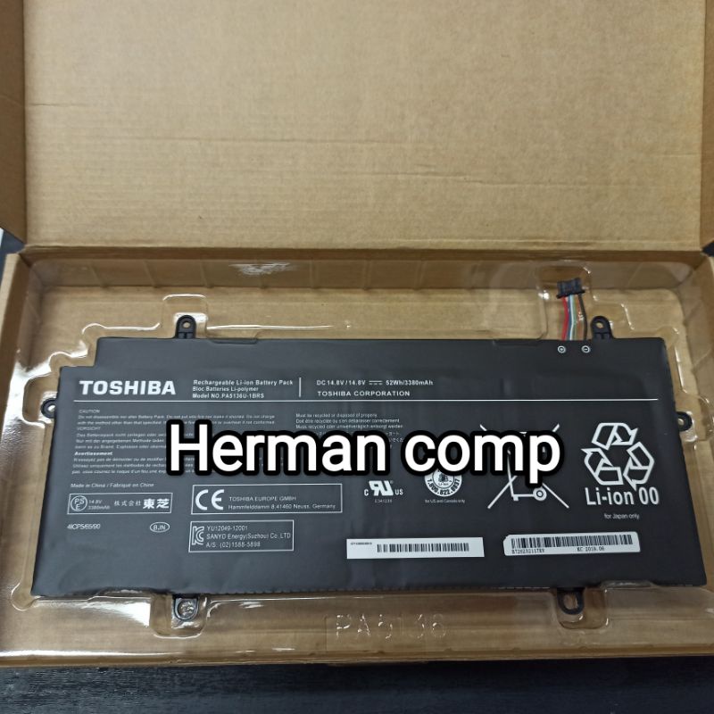 Original Baterai Toshiba Dynabook R634 R634/K R634/L R634/M Series