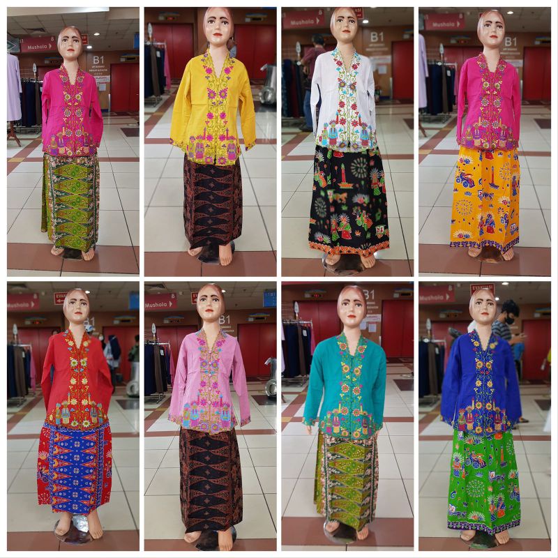 Jual KEBAYA ENCIM ANAK // KEBAYA ENCIM ONDEL-ONDEL // KEBAYA ANAK ...