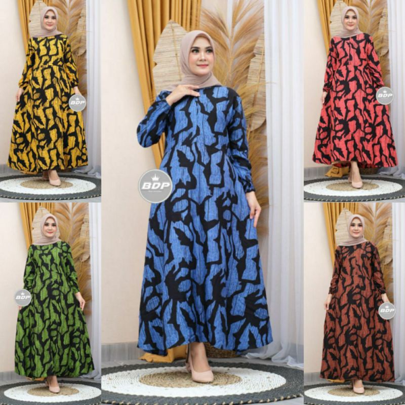 TERBARU GAMIS RAYON TWILL PREMIUM|GAMIS RAYON TWILL MOTIF|TWILL RAYON GAMIS |GAMIS RAYON TWILL