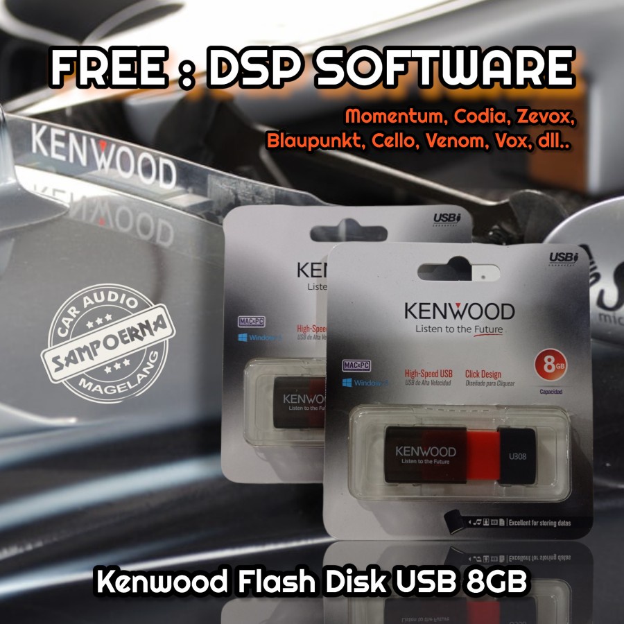 USB Kenwood 8GB FREE Software DSP Codia Momentum Zevox Venom Cello dll