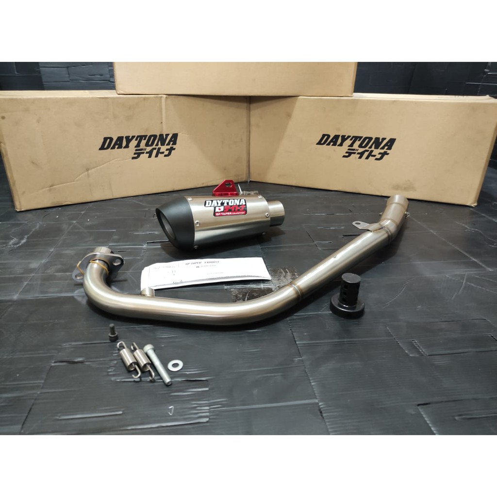 KNALPOT DAYTONA RACING GP TAPER NEW SONIC 150 K56 COMPETITION