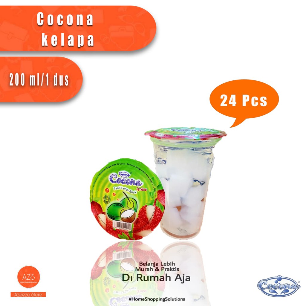 

Cocona Kelapa isi 24 Pcs 200ml /Cocona Kelapa 1 Dus isi 24 Pcs 200ml