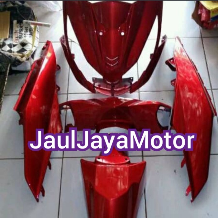 Cover Full Set Body Halus Beat Fi 2013-2015 Warna Merah