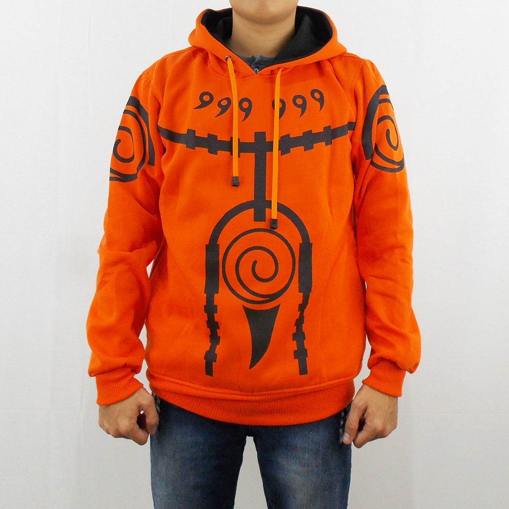 JAKET NARUTO KYUBI SEAL - JAKET HOODIE NARUTO OBITO KYUBI SEAL - JAKET KONOHA SHIPPUDEN KURAMA 01