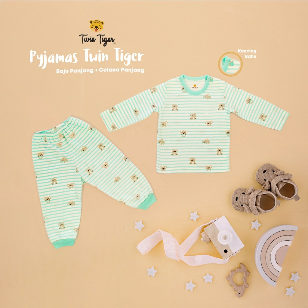 Twin Tiger Setelan Oblong Panjang Print