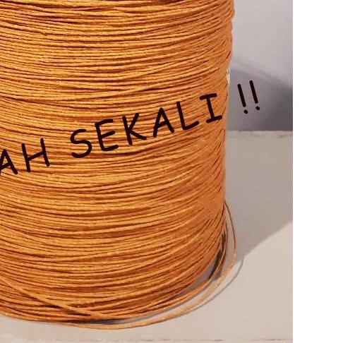 

➢ tali kertas 4mm coklat paper rope samson kraft untuk industri paperbag pengrajin 45 rb per 100 meter ✥