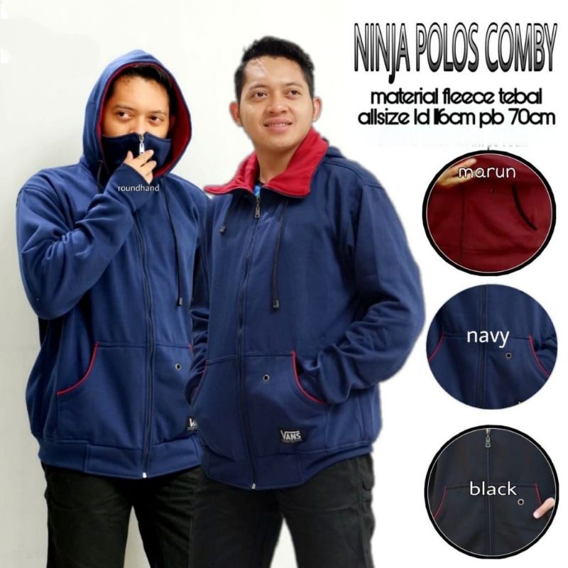 Jaket ninja / jaket zipper / jaket polos / jaket hoodie / jaket jepang / jaket harakiri / harajuku