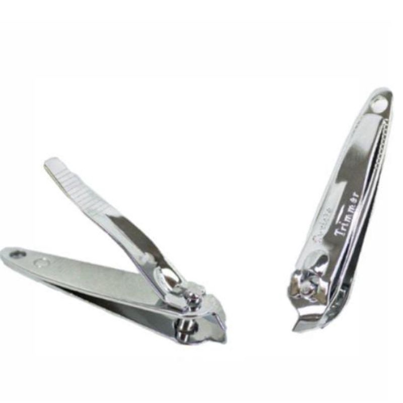 gunting kuku miring stainless steel gunting kuku sudut manicure pedicure corner nail clipper