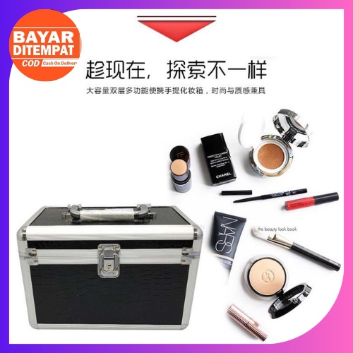 PROMO BOX KOSMETIK / BEAUTYCASE / 23X15X15CM / KOTAK KOSMETIK /KOTAK MAKEUP/ KZT-B2280