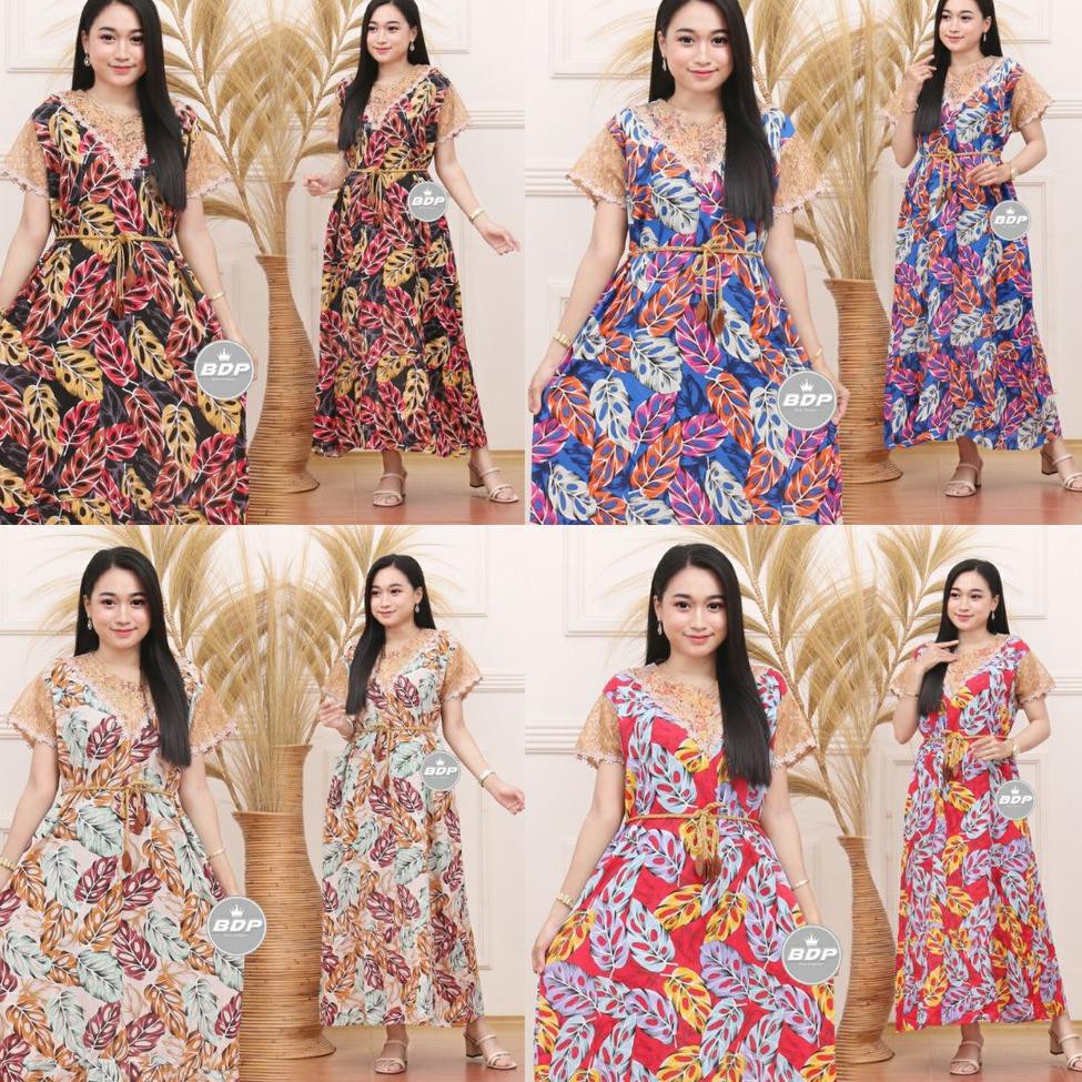 Anek4,,TERBARU | DASTER ARAB RENDA | DASTER BUSUI RESLETING DEPAN | MOTIF JANDA BOLONG BAHAN KATUN R