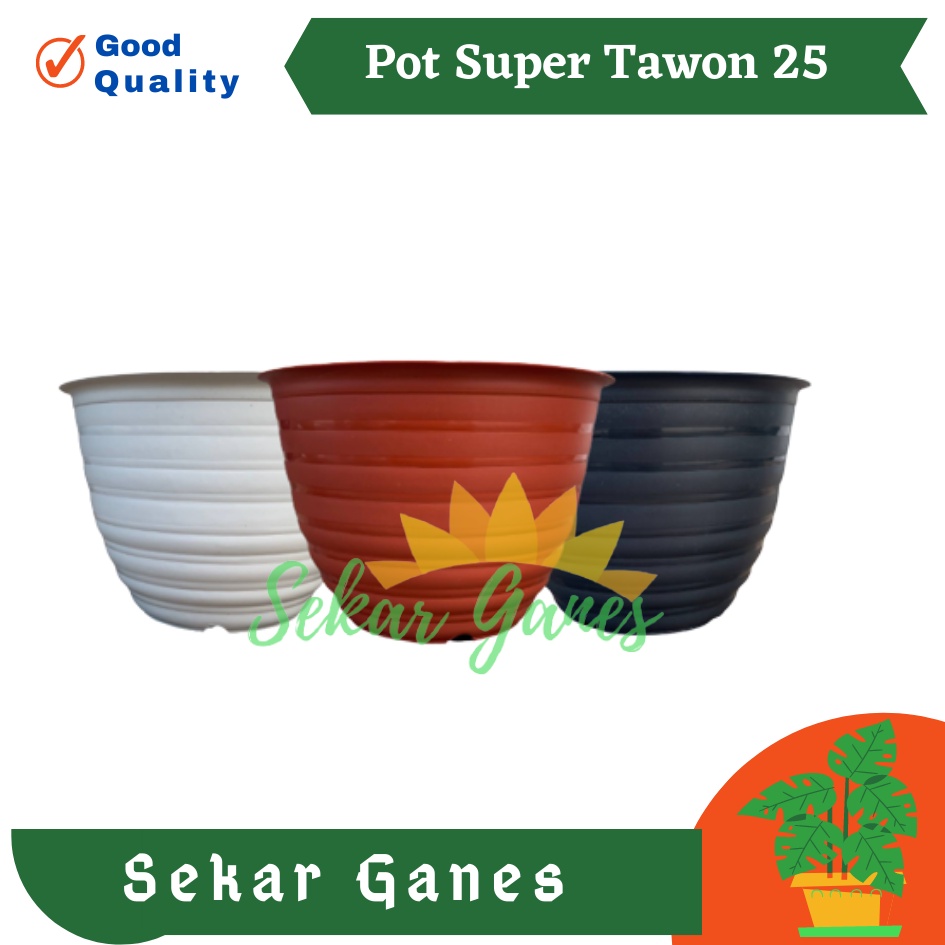 Pot Tawon 30,25 Putih Pot Madu 30,25 Plastik Pot Bunga Pot Tanaman Plastik Termurah