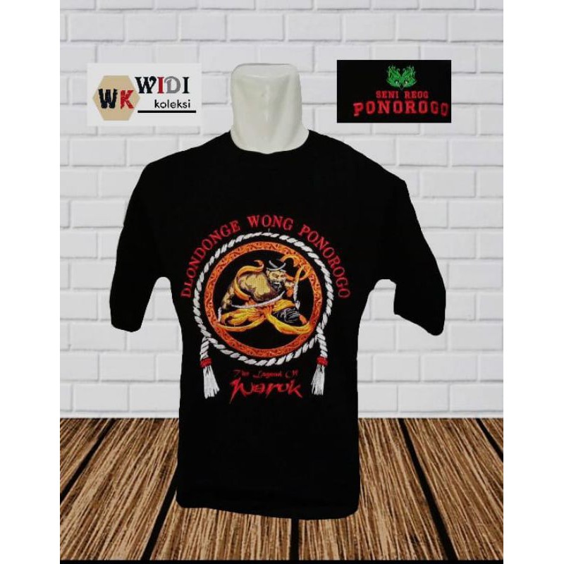 kaos bordir reog ponorogo
