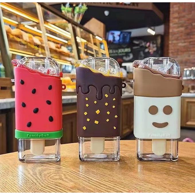 BOTOL MINUM ANAK ICE CREAM 300ML ES KRIM