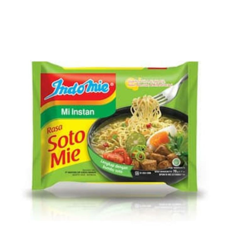 Indomie rasa soto mie satuan