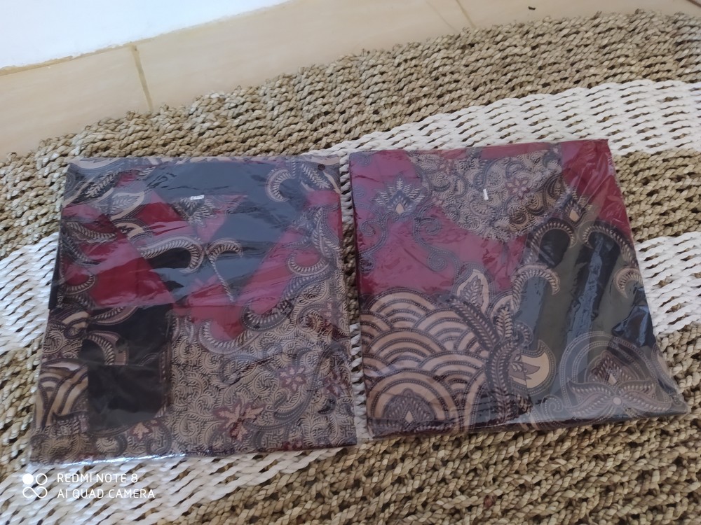 Batik Couple Gamis Kemeja Original