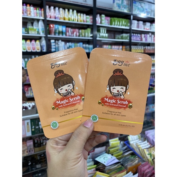 MASKER WAJAH BUY ME BUYME MAGIC SCRUB 10ml