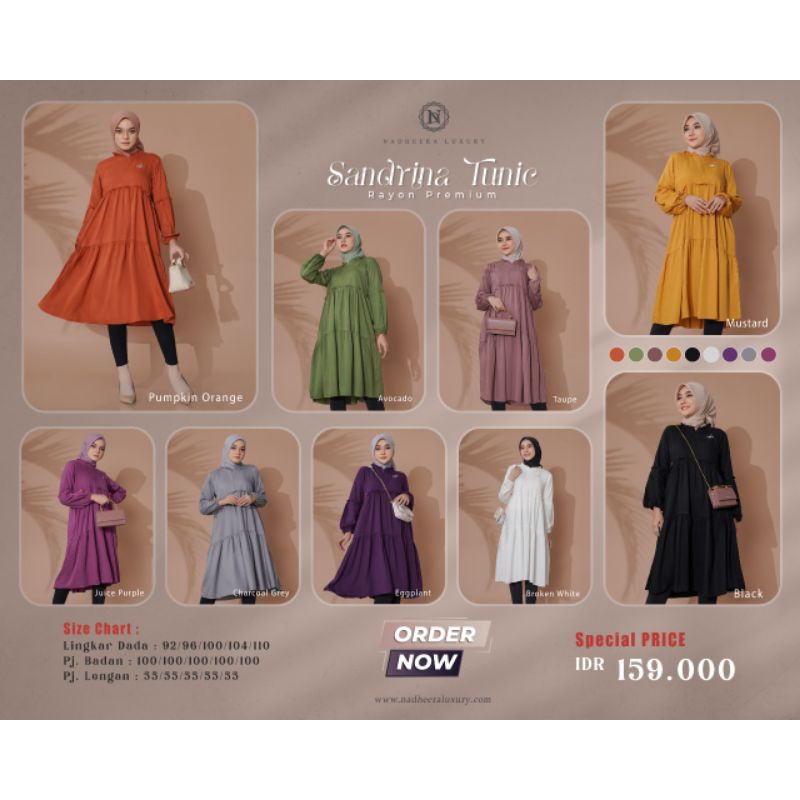 SANDRINA TUNIC - NADHERA LUXURY