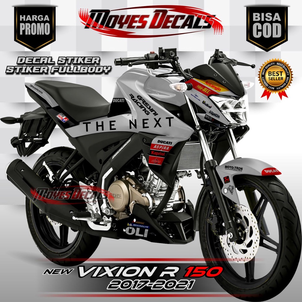 Stiker motor new vixion r - decal stiker yamaha vixion r variasi fullbody stiker decal motor new vix