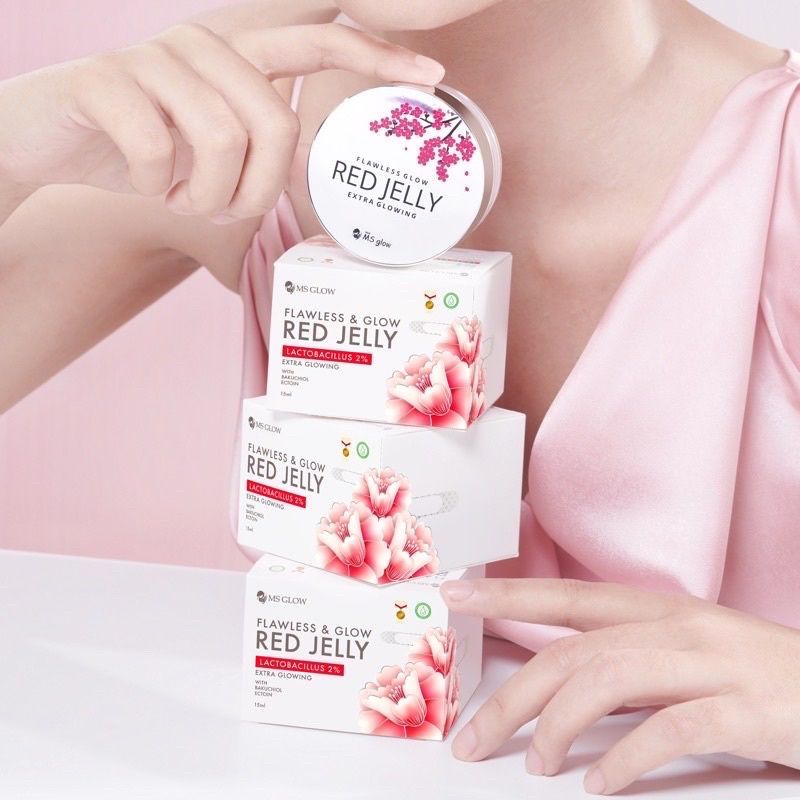 MS GLOW RED JELLY FLAWLESS ORIGINAL EXPIRED 2026
