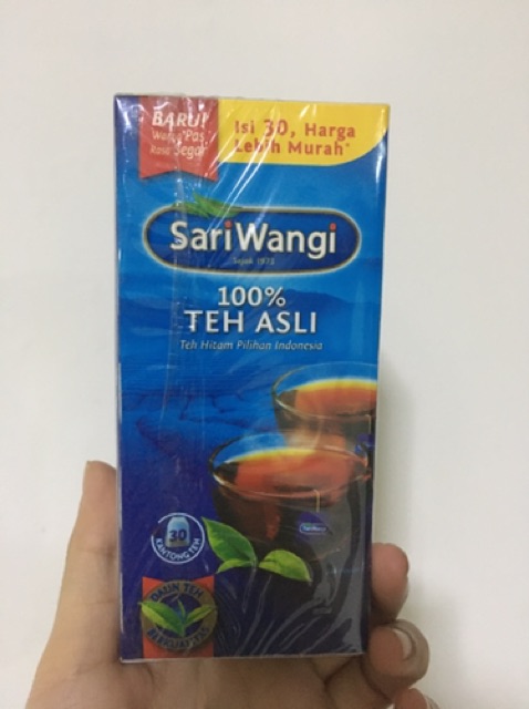 Teh Sariwangi / teh celup sari wangi 25 sachet / teh hitam celup / teh asli