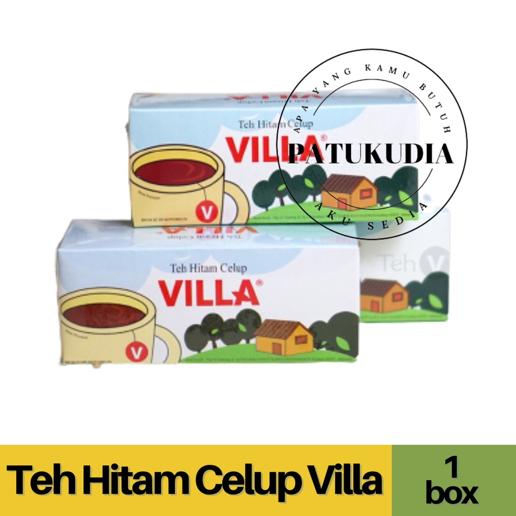 

Teh Hitam Celup Villa 1 box isi 25 kantong