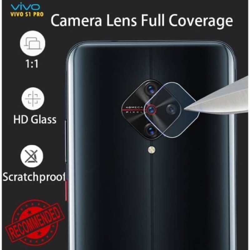 Screen Protector Lens Camera VIVO T1 T1PRO Y81 Y91 Y91C Y93 Y95 S1 S1PRO PRO Tempered Glass Pelindung Lensa Kamera Belakang