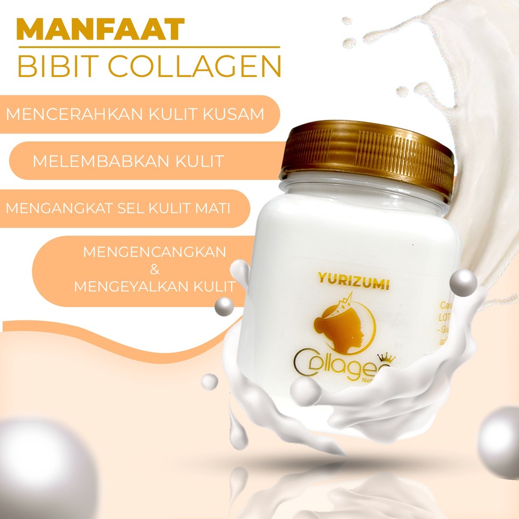 BEAUTY JAYA - [ BISA COD ] BIBIT COLLAGEN YURIZUMI BIBIT PEMUTIH KULIT BADAN WAJAH AMPUH / KRIM PEMUTIH KULIT BADAN WAJAH