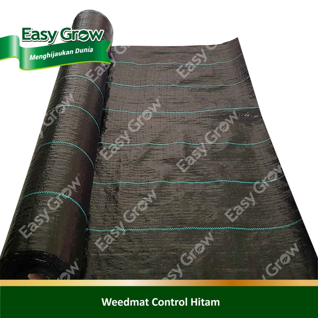 EASY GROW - WEEDMAT CONTROL size 2 x 100 m (ROLL) - terpal pengendali rumput - terpal greenhouse