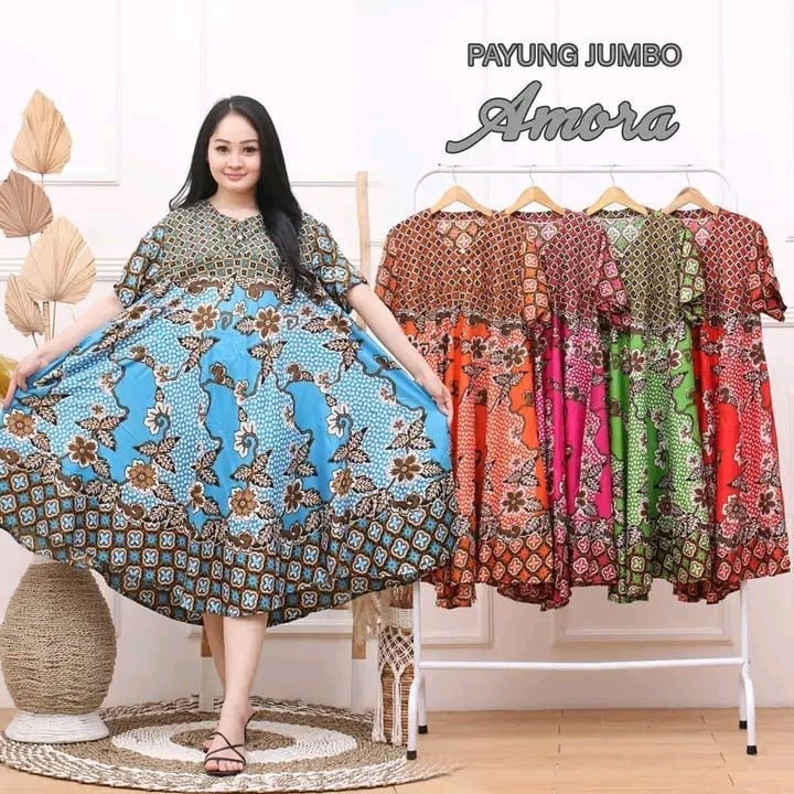 Daster Payung Jumbo LD 120 Bahan Katun Rayon Premium ( Halus &amp; Adem ) Kancing Depan ( Busui Friendly ) Kencana daster sultan abu sogan bisa pilih motif ( BISA COD ) baju tidur adem kekinian Harga GROSIR Daster Termurah - daster bawah lutut lengan pendek