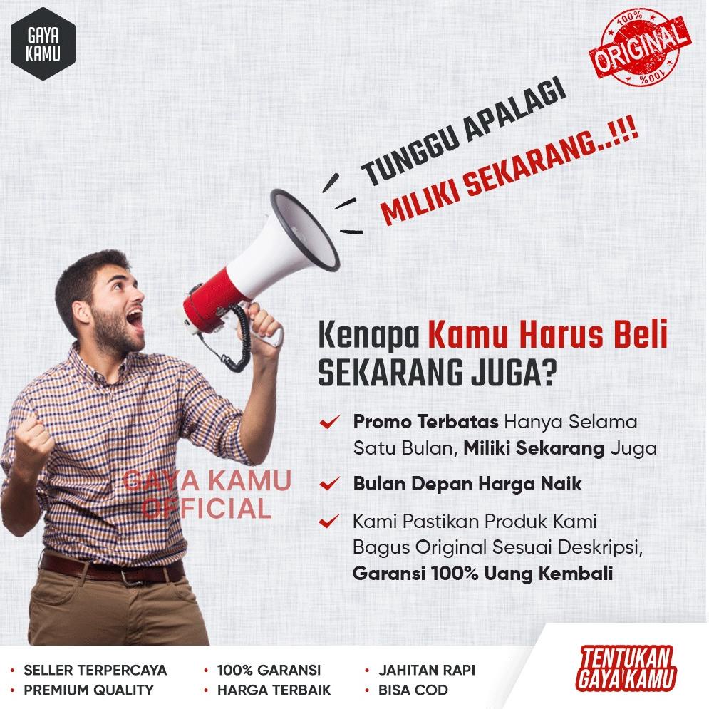 "MNJ.27Jn22w" Celana Bahan Kain Pria Jumbo Hitam Panjang Formal Kerja Kantor Kuliah Kondangan Pria C