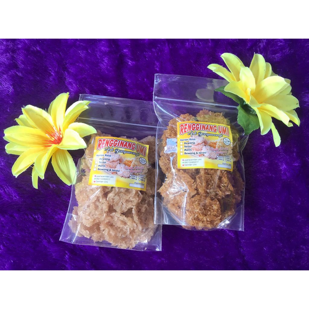 

Rengginang Rasa Bawang dan Terasi