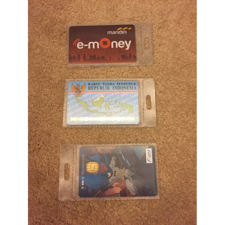 

MDGalery - Kantong plastik name tag / id-card/ etoll/ flazz/ kantong panitia/ ATM