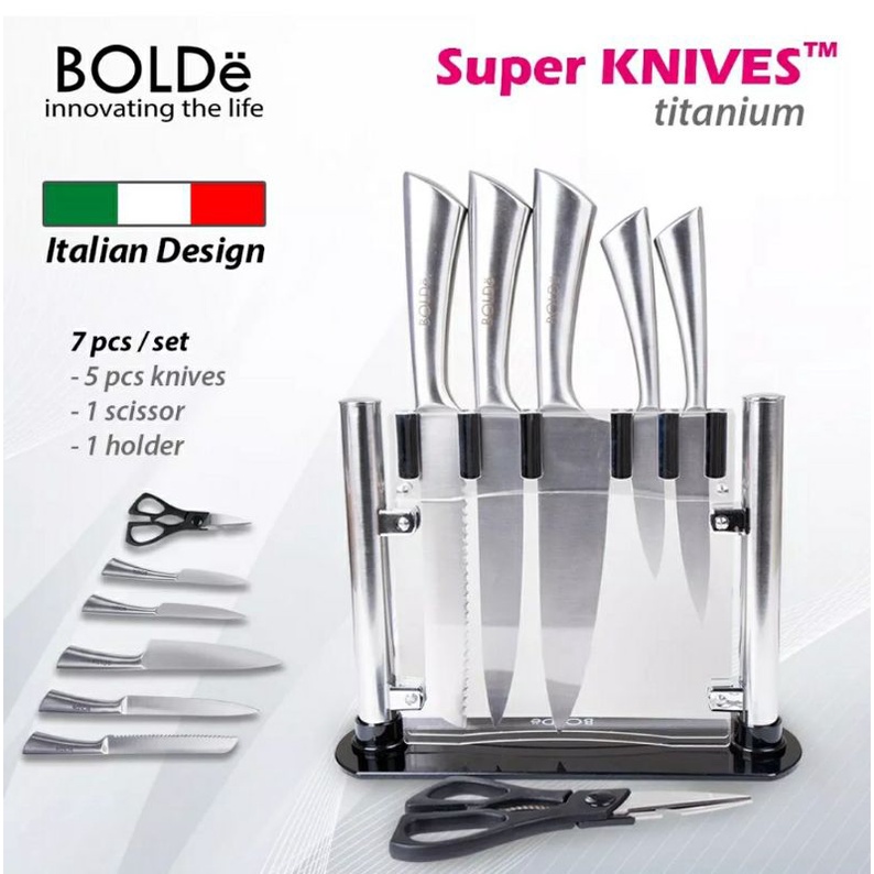 bolde knife set titanium