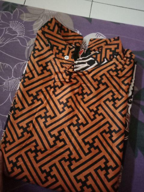 Atasan Batik Dolby Dolbi Dobby Doby Tenun Sutra Tulis Halus Katun Atbm Baron ,sarombit Atasan