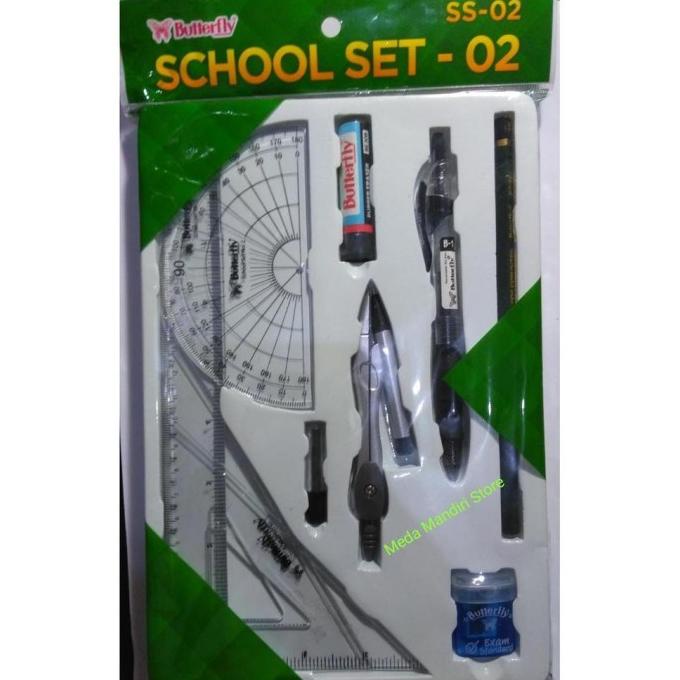 

Paket Perlengkapan Sekolah / Alat Tulis Lengkap / School Set Ss-02